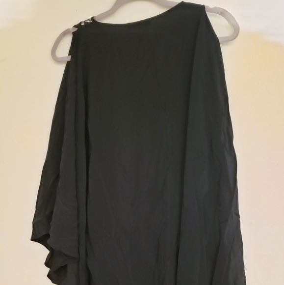 Versace Beachwear Womens Black CoverUp with Crystal Collared - Picture 3 of 6